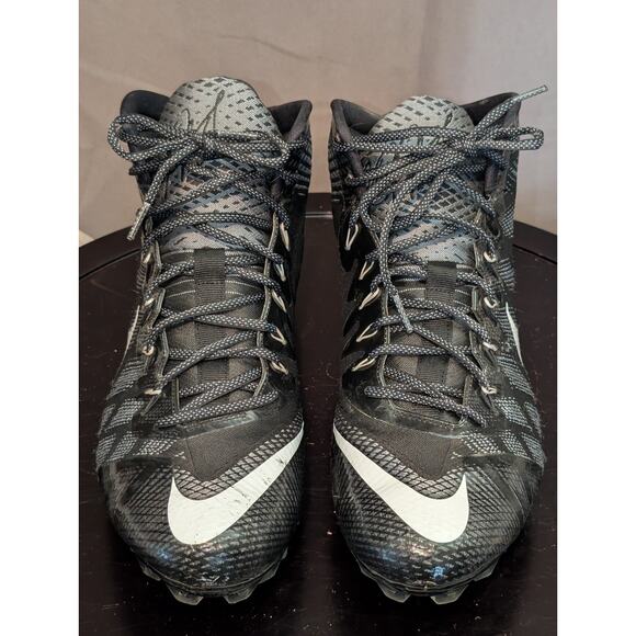 NIKE Cleats Mens 12 Black CJ3 Elite Flyweave TD Black Grey Men’s Football 725226 main image 8